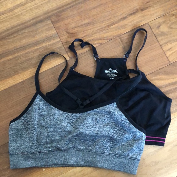 Bundle of 2 sports bras - forever 21 and Spalding - Picture 1 of 7